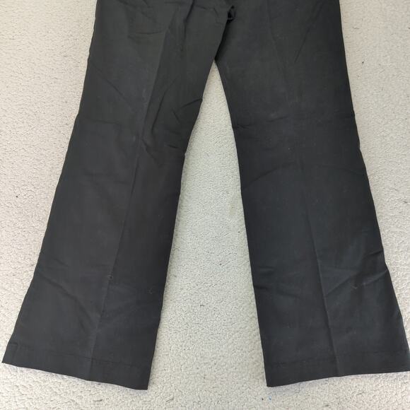 Y2K Tommy Hilfiger Stretch Black Wide Leg Pants Belted‎ Women's Size 10 - Picture 6 of 9